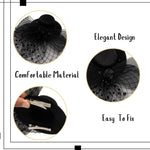 Load image into Gallery viewer, Radhu & Kabby Fascinator Hat for Girls/Women | Black Hat with Polka Dot Veil, Mesh Bow | Hair Accessory for Weddings, Outings and Special Events