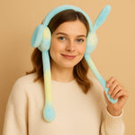 Load image into Gallery viewer, Radhu & Kabby Plush Bunny Ear Muff | Soft Winter Ear Warmer with Long Fluffy Ears | Pack of 1