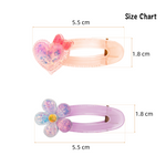 Load image into Gallery viewer, Hair Clips for Girls Pastel Purple & Pink Alligator Hair Pins Set of 4