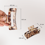 Load image into Gallery viewer, Hair Clutchers For Women in Pink, Brown, and Beige – Medium Size Clips Set of 4