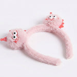 Load image into Gallery viewer, Radhu & Kabby Pink Labubu Plush Hairband | Soft Cartoon Character Headband for Girls
