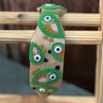 Load image into Gallery viewer, Hairband with Green Bead Embellishments for Girls