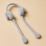 Load image into Gallery viewer, Radhu & Kabby Grey Bunny Ear Muffs | Warm, Furry & Lightweight for WinterWear | Pack of 1