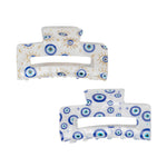 Load image into Gallery viewer, Stylish Evil Eye Hair Claws – Protective and Trendy Hair Accessories
