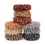 Load image into Gallery viewer, Hair Scrunchies Neutral Shade Pack of 9
