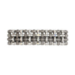 Load image into Gallery viewer, Elegant Metal Barrette Hair Clip - Silver Tone with Rhinestone Details 1 Piece