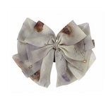 Load image into Gallery viewer, Radhu & Kabby Elegant Fabric Hair Claw Clip with Soft Abstract Print for Girl & Women