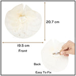 Load image into Gallery viewer, Radhu & Kabby Stylish Fascinator Hat for Girls/Women | Mesh & Pearl Detailing | For Special Events