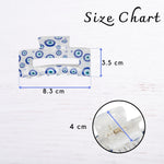 Load image into Gallery viewer, Stylish Evil Eye Hair Claws – Protective and Trendy Hair Accessories