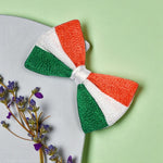 Load image into Gallery viewer, Radhu & Kabby Tricolor Hair Clip for Girls | Perfect For Republic Day, Independence Day, Sports & Function