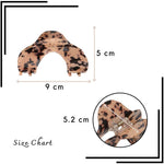 Load image into Gallery viewer, Radhu & Kabby U-Shaped Hair Clutcher Clips | Set of 3 in Marble & Tortoise Finish | Wide Grip Hair Accessories for Girls & Women | Stylish Claws for Everyday Use