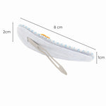 Load image into Gallery viewer, Radhu & Kabby Colorful Embroidery Hair Clips | Handmade Tic-Tac Pins for Girls & Women