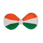 Load image into Gallery viewer, Radhu & Kabby Tricolor Hair Bow Clip for Girls | Comfortable For All Hair Type | Indian Flag Design | 1 Pc