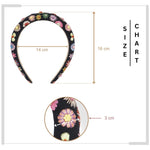 Load image into Gallery viewer, Radhu & Kabby Hand Embroidered Headband | Handcrafted Floral Hairband for Girls/Women