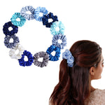 Load image into Gallery viewer, Satin Hair Scrunchies for Girls and Women Pack of 12