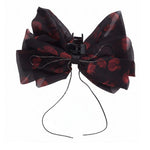 Load image into Gallery viewer, Radhu & Kabby Floral Bow Hair Claw Clip for Women & Girls | Elegant Chiffon Fabric Hair Accessory with Soft Abstract Print