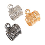 Load image into Gallery viewer, Spiral Hair Claw Clips for Women – Gold, Silver, Black Pack of 3