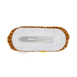 Load image into Gallery viewer, Radhu & Kabby Handmade Crochet Honey Bee Tic Tac Hair Clip | Cute Handmade Hair Accessory for Girls & Women