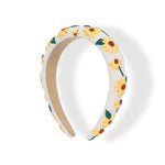Load image into Gallery viewer, Radhu & Kabby Handmade Sunflower Embroidered Hairband for Women & Girls