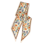 Load image into Gallery viewer, Ivory Floral Silk Scarf for Women | Lightweight Elegant Neck Accessory
