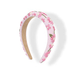 Load image into Gallery viewer, Radhu & Kabby Elegant Pink Floral Embroidered Hairband for Women & Girls