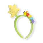 Load image into Gallery viewer, Hairband for Kids - Plush Caterpillar & Yellow Leaf Design 1 Piece