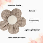 Load image into Gallery viewer, Radhu & Kabby Flower Hair Clips for Girls | Set of 3 Soft Floral Accessories in Neutral Tones
