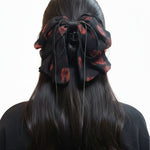 Load image into Gallery viewer, Radhu & Kabby Floral Bow Hair Claw Clip for Women & Girls | Elegant Chiffon Fabric Hair Accessory with Soft Abstract Print