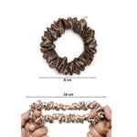 Load image into Gallery viewer, Neutral Satin Scrunchies – Pack of 6 Soft Hair Ties