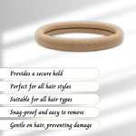 Load image into Gallery viewer, Radhu & Kabby Rubber Bands for Women & Girls | Strong Ponytail Holders for Thick & Thin Hair | Everyday Hair Accessories