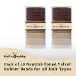 Load image into Gallery viewer, Radhu & Kabby Rubber Bands for Women & Girls | Strong Ponytail Holders for Thick & Thin Hair | Everyday Hair Accessories