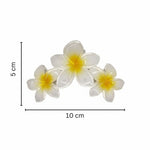 Load image into Gallery viewer, Radhu & Kabby Premium Floral Hair Clutchers for Women | Glossy Flower Design in Pink, Yellow & Purple | Lightweight Hair Accessories