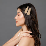Load image into Gallery viewer, Hair Tic Tac Pins with Golden Embroidery For Girls & Women