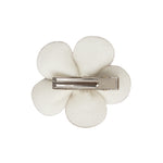 Load image into Gallery viewer, Radhu & Kabby Flower Hair Clips for Girls | Set of 3 Soft Floral Accessories in Neutral Tones