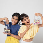 Load image into Gallery viewer, Hair Accessories Set for Kids in Mini Transparent Purse