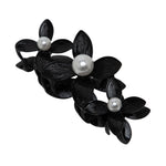 Load image into Gallery viewer, Elegant Floral Pearl Hair Claw Clip - Vintage Metal Flower Hair Accessory
