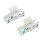 Load image into Gallery viewer, Stylish Evil Eye Hair Claws – Protective and Trendy Hair Accessories