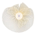 Load image into Gallery viewer, Radhu & Kabby Stylish Fascinator Hat for Girls/Women | Mesh & Pearl Detailing | For Special Events