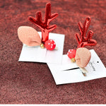 Load image into Gallery viewer, Christmas Reindeer Hair Clips - Cute and Festive Hair Accessories 1 Pair