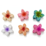 Load image into Gallery viewer, Radhu & Kabby Floral Pastel Hair Claw Clip for Women/Girls | Pack of 6 Stylish Flower Design Hair Accessor