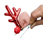 Load image into Gallery viewer, Christmas Reindeer Hair Clips - Cute and Festive Hair Accessories 1 Pair