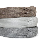Load image into Gallery viewer, Radhu & Kabby Set of 3 Neutral Shade Knot Hairbands | Stylish Headbands for Women/Girls