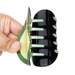 Load image into Gallery viewer, Quirky Fruit Hair Claw Clips – Pineapple, Avocado & Watermelon Set of 3