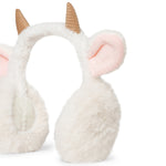 Load image into Gallery viewer, Radhu & Kabby Cozy Horn Plush Earmuffs | Soft, Warm & Lightweight Winter Ear Warmer