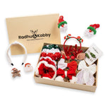 Load image into Gallery viewer, Radhu & Kabby Christmas Special Hair Accessories Box | Kids & Women Festive Styling Set