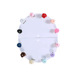 Load image into Gallery viewer, Floral Hair Clip Multicolour Mini Clutcher for Girls Set of 12