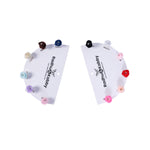 Load image into Gallery viewer, Floral Hair Clip Multicolour Mini Clutcher for Girls Set of 12