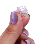 Load image into Gallery viewer, Floral Hair Clip Multicolour Mini Clutcher for Girls Set of 12