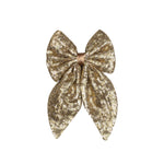 Load image into Gallery viewer, Stylish Hair Bow Clip for Women/Girls Golden Colour Set of 1