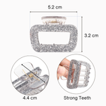 Load image into Gallery viewer, Hair Claw Clips Sparkly Clutchers for Women Set of 2